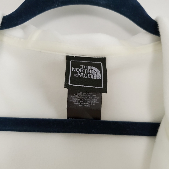 North Face asymetrical white hoodie zip jacket XS ❤ - Picture 4 of 8
